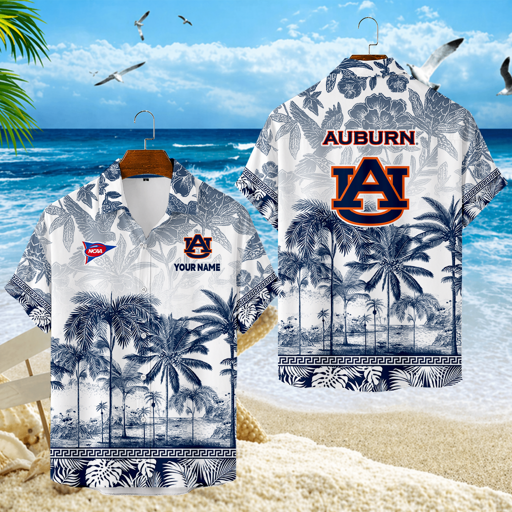 LIMITED EDITION - NEW CUSTOMIZED FBS13 ABT AUBURN TIGERS UNISEX HAWAIIAN SHIRT