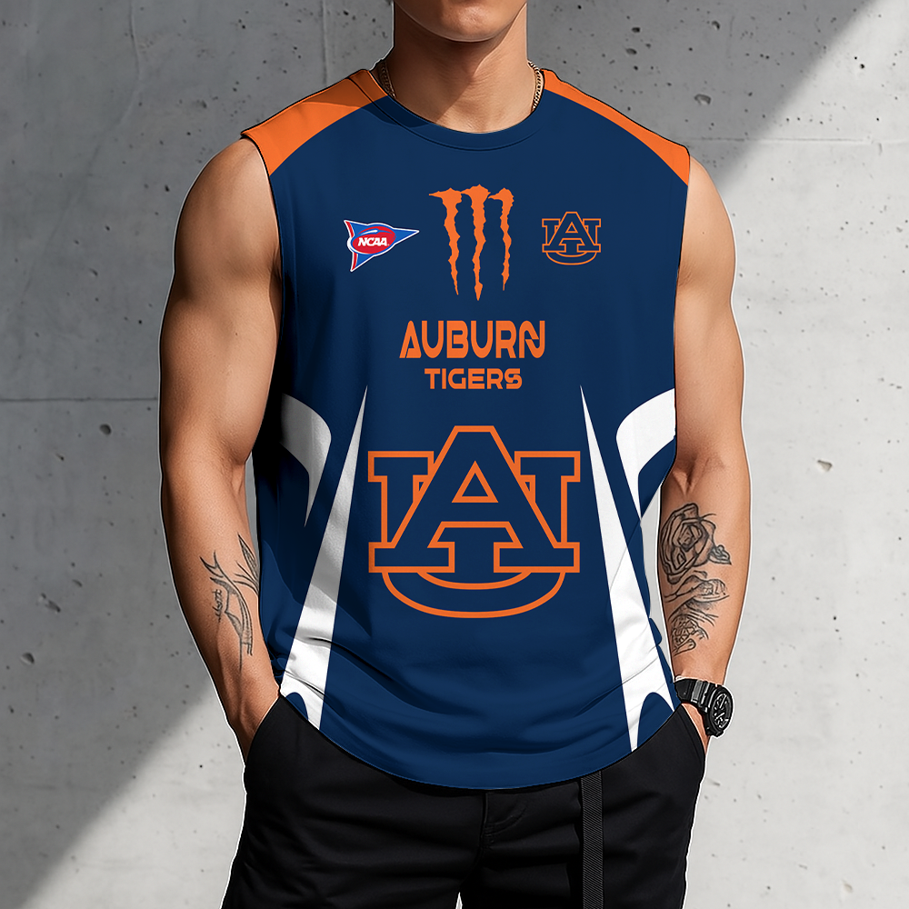3D PRINT TEE NCAA FBS13 ABT AB TIGERS MEN'S GYM SHIRT
