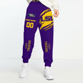 LIMITED DROP NCAA MAM13 LST LSU TIGERS UNISEX LONG PANTS