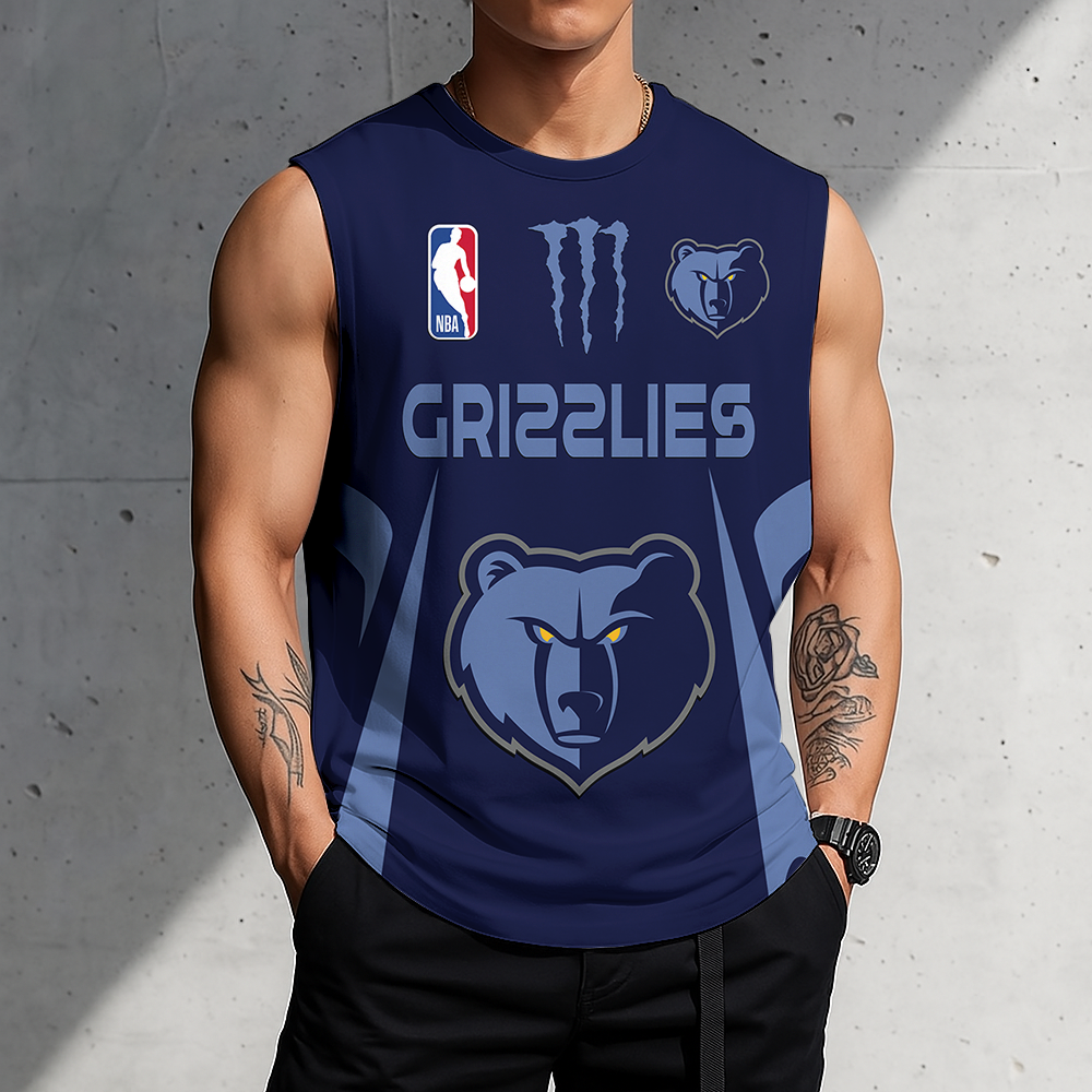 FINAL SALE - NEW CUSTOMIZED NBA13 MGR MEMPHIS GRIZZLIES MEN'S GYM SHIRT