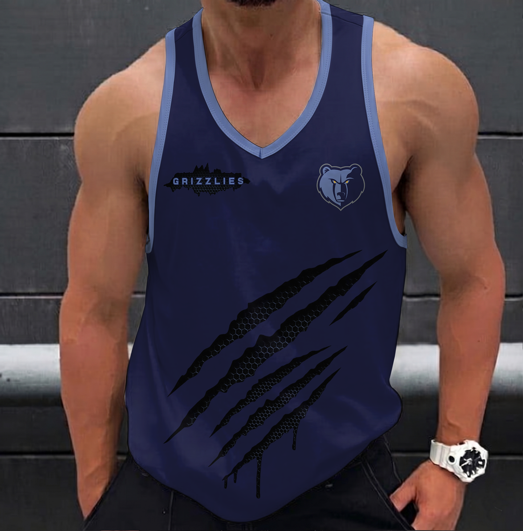 FINAL SALE - NEW CUSTOMIZED NBA13 MGR MEMPHIS GRIZZLIES UNISEX TANK TOP