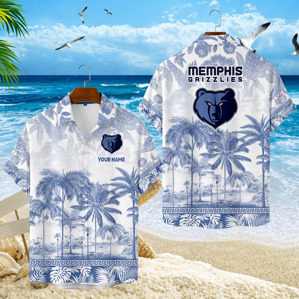 FINAL SALE - NEW CUSTOMIZED NBA13 MGR MEMPHIS GRIZZLIES UNISEX HAWAIIAN SHIRT