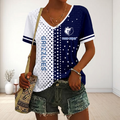 FINAL SALE - NEW CUSTOMIZED NBA13 MGR MEMPHIS GRIZZLIES V-NECK FEMALE SHIRT