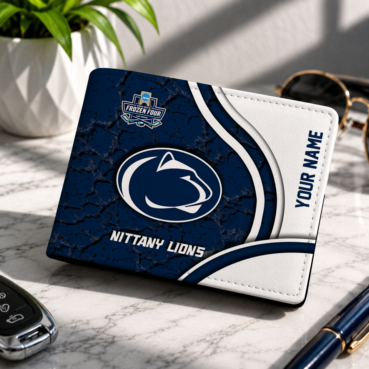 FINAL CLEARANCE NCAA MFF13 PNL PENN STATE NITTANY LIONS LEATHER WALLET