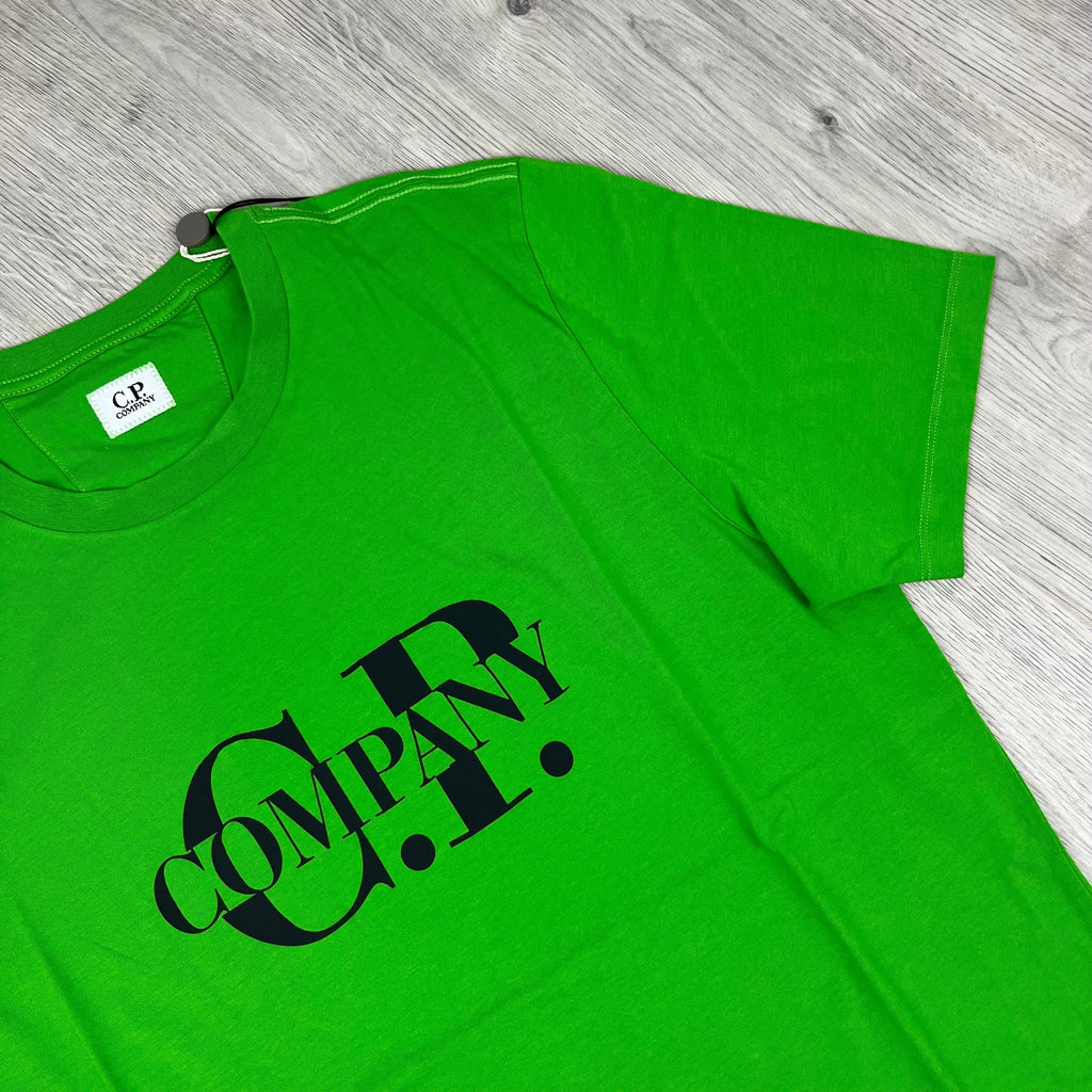 CP Company Printed T-Shirt - Green Ironleague
