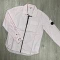 CP Company Zip Overshirt - Pink Ironleague