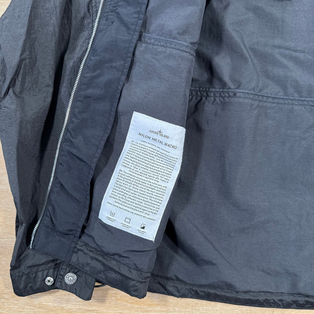 Stone Island Nylon Metal Watro-TC Convertible Jacket in Black Ironleague
