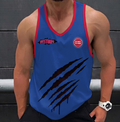 FINAL SALE - NEW CUSTOMIZED NBA14 DPI DETROIT PISTONS UNISEX TANK TOP