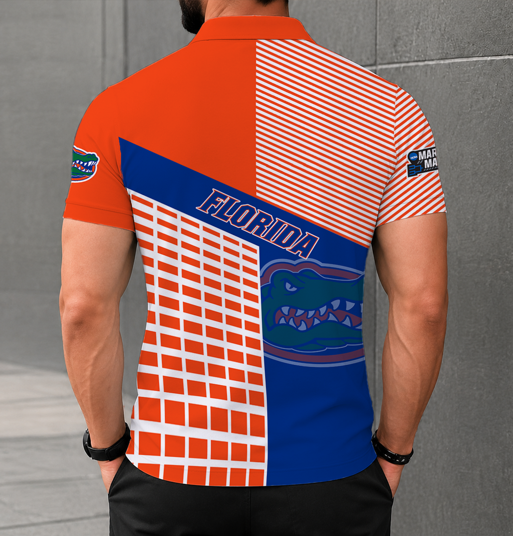 VIRAL EDITION - NEW CUSTOMIZED NCAA MAM14 FLG FLORIDA GATORS POLO SHIRT