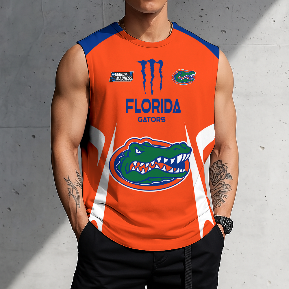 3D PRINT TEE NCAA MAM14 FLG FL GATORS MEN'S GYM SHIRT
