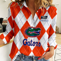 LIMITED DROP NCAA MAM14 FLG FL GATORS WOMEN CASUAL SHIRT FOR FAN