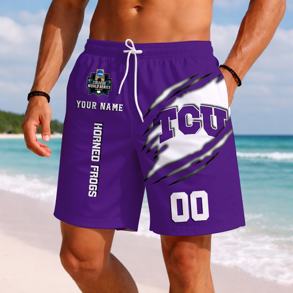 LIMITED DROP NCAA CWS14 THF TC HORNED FROGS SHORT PANTS