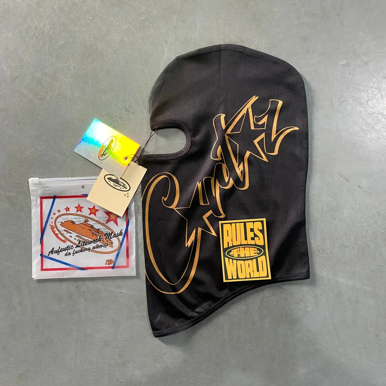Corteiz 667 Ski Mask - Yellow Ironleague