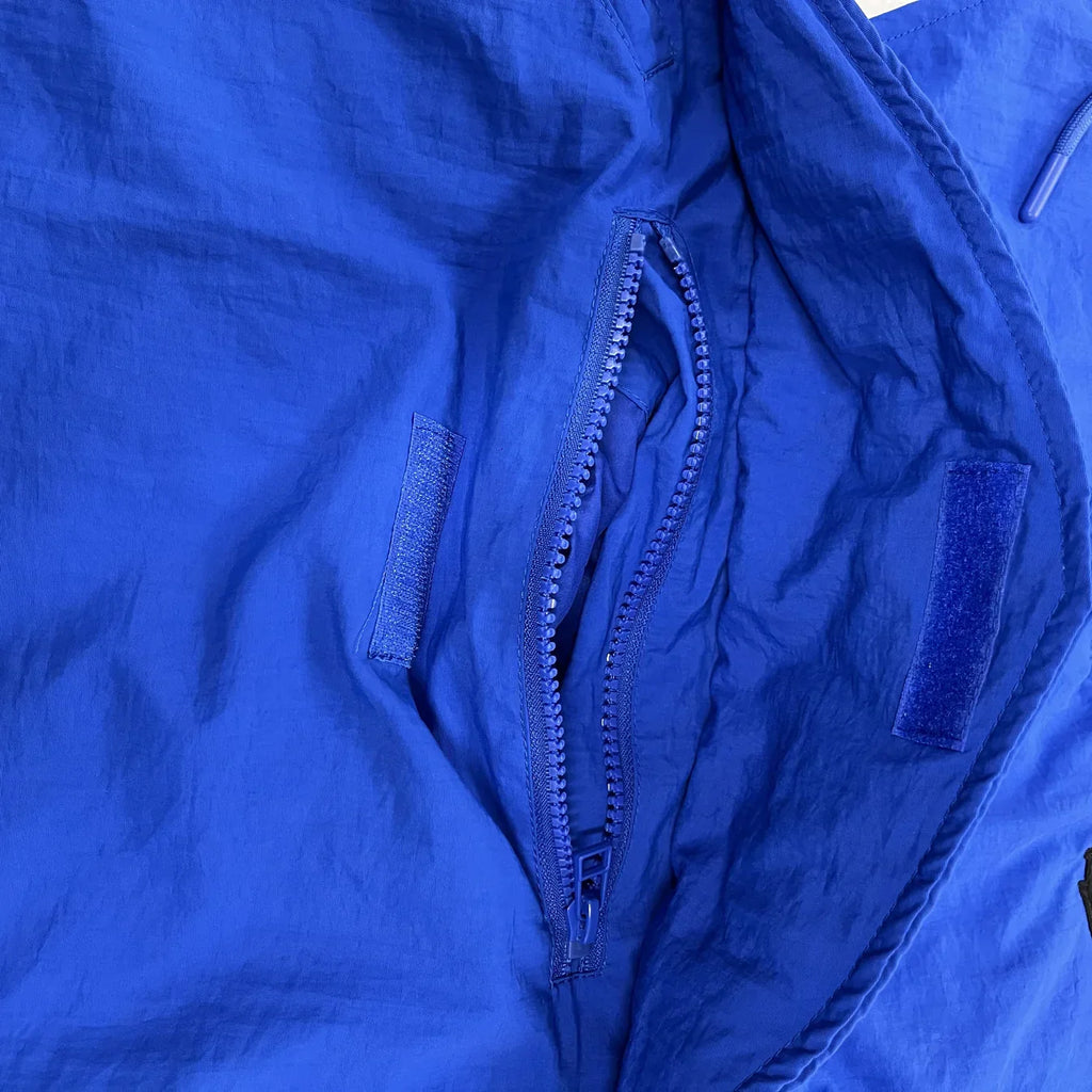 Trapstar 1/4 Zip Pullover Jacket - Blue Ironleague