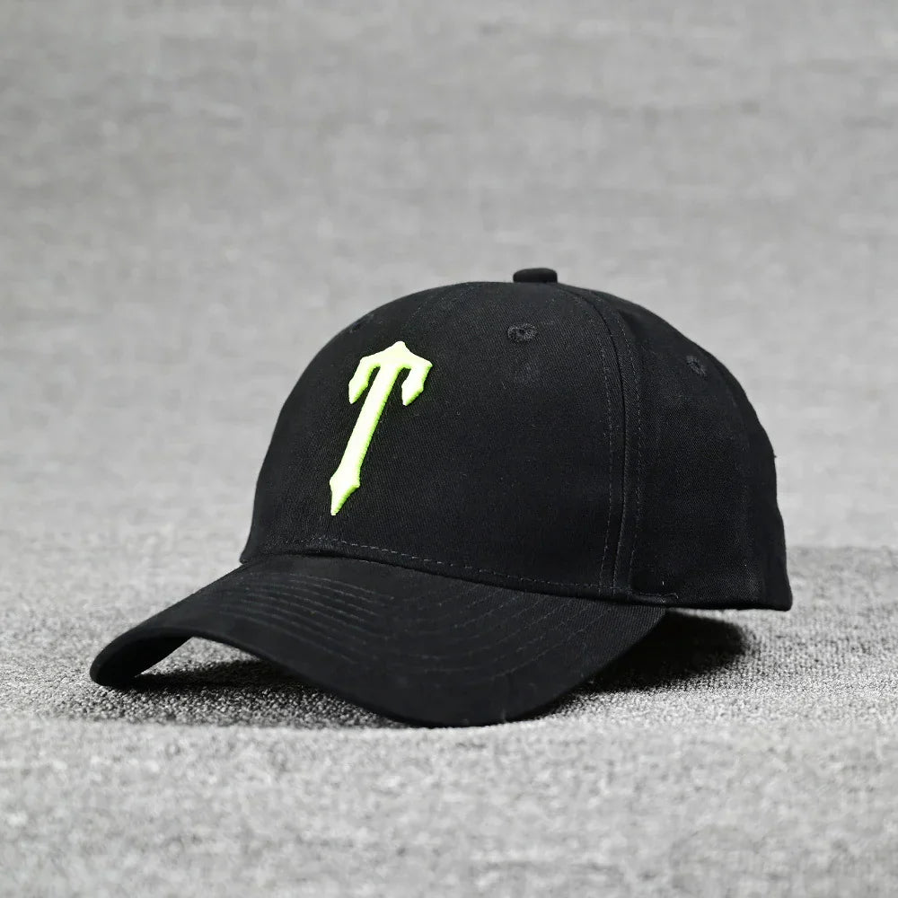 Trapstar Baseball Hat - Black/Green Ironleague