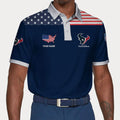 LIMITED EDITION - NEW CUSTOMIZED NFL15 HTT HOUSTON TEXANS POLO SHIRT
