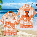 LIMITED EDITION - NEW CUSTOMIZED MAM15 IFI ILLINOIS FIGHTING ILLINI UNISEX HAWAIIAN SHIRT