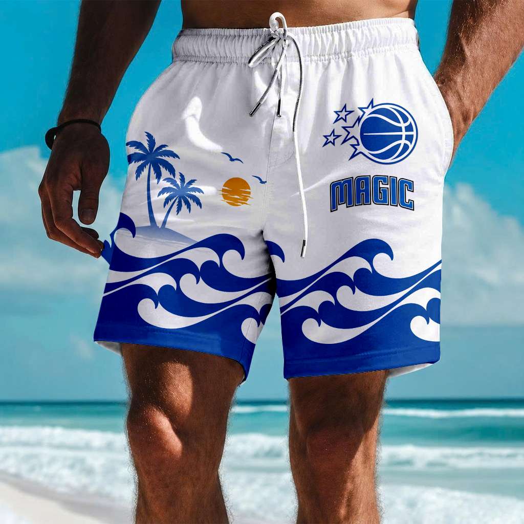 FINAL SALE - NEW CUSTOMIZED NBA15 OMA ORLANDO MAGIC SHORT PANTS