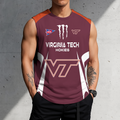 3D PRINT TEE NCAA FBS15 VTH VG TECH HOKIES MEN'S GYM SHIRT