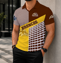 LIMITED EDITION - NEW CUSTOMIZED NCAA MFF15 WMB WESTERN MICHIGAN BRONCOS POLO SHIRT