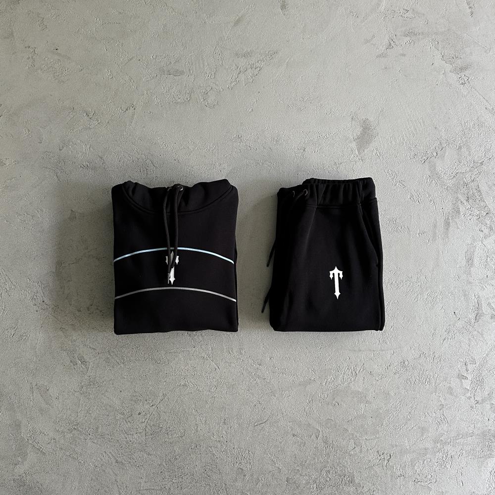 Trapstar Horizon T Tracksuit - Black Ironleague