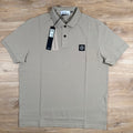 Stone Island Organic Cotton Pique Polo Shirt in Desert Ironleague