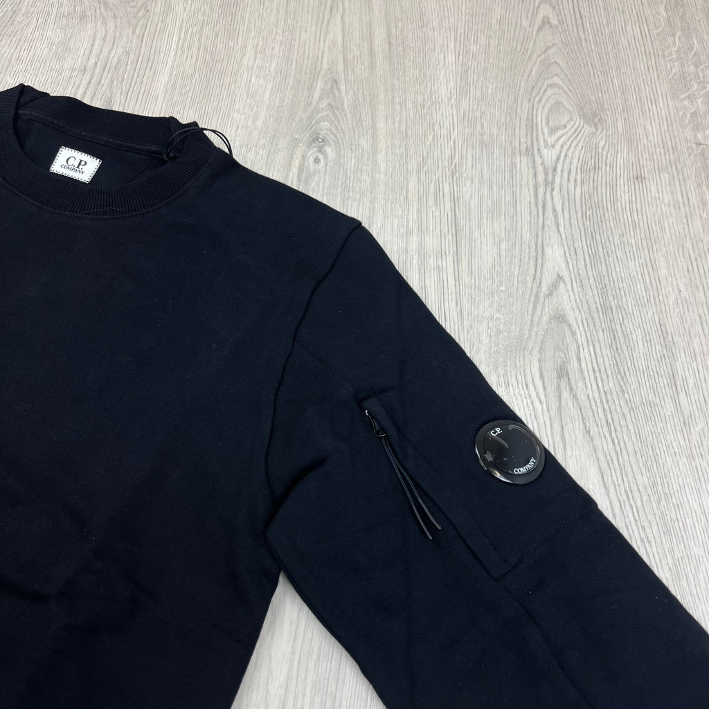 CP Company Raised Fleece Sweatshirt - Black Ironleague