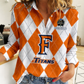 LIMITED DROP NCAA CWS16 CFT CS FULLERTON TITANS WOMEN CASUAL SHIRT FOR FAN