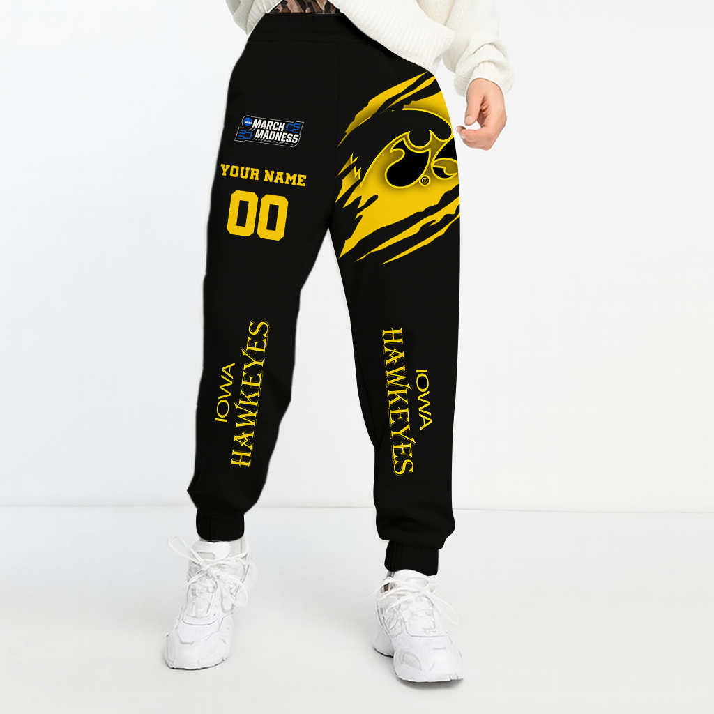 LIMITED DROP NCAA MAM16 IWH IW HAWKEYES UNISEX LONG PANTS