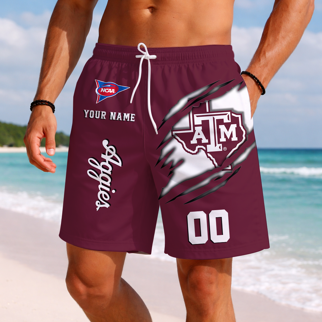 LIMITED DROP NCAA FBS16 TAA TX A&M AGGIES SHORT PANTS