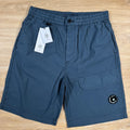 CP Company 50 Fili Stretch Cargo Shorts in India Ink Ironleague