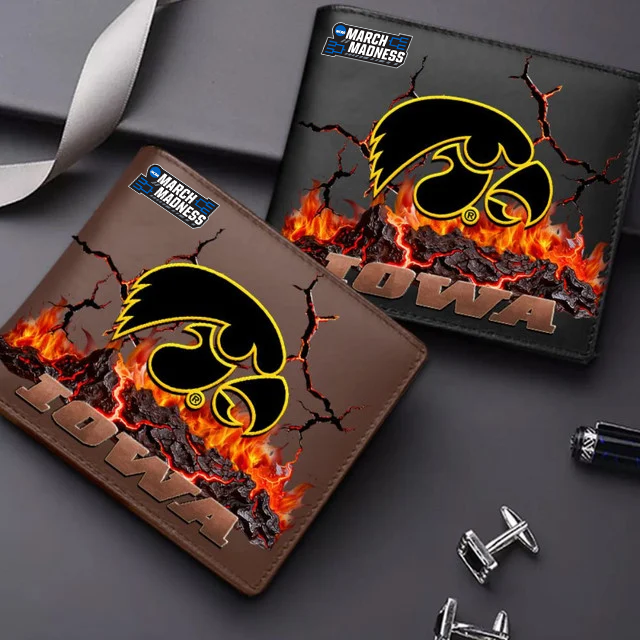 LIMITED EDITION MAM NCAA16 IWH IW HAWKEYES LEATHER WALLET
