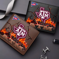 LIMITED EDITION FBS NCAA16 TAA TX A&M AGGIES LEATHER WALLET