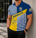 VIRAL EDITION - NEW CUSTOMIZED NCAA MAM17 MGE MARQUETTE GOLDEN EAGLES POLO SHIRT