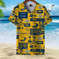 LIMITED EDITION - NEW CUSTOMIZED NCAA MAM17 MGE MA GOLDEN EAGLES V-NECK FEMALE SHIRT