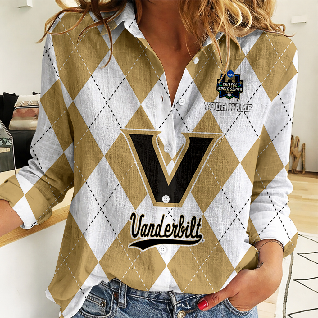 LIMITED DROP NCAA CWS17 VDC VD COMMODORES WOMEN CASUAL SHIRT FOR FAN