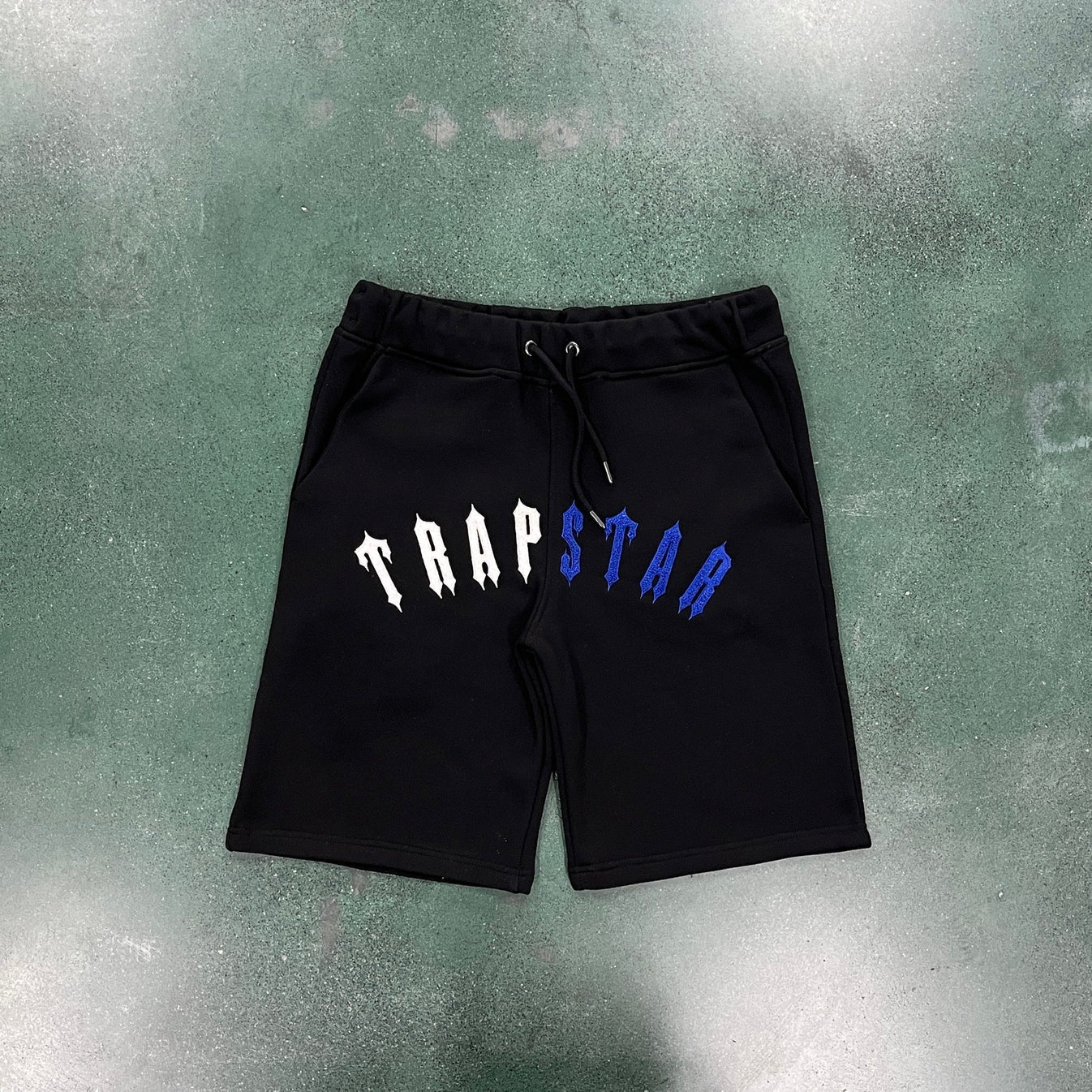 Trapstar Arch Chenille Short Set - Grey/Black Ironleague