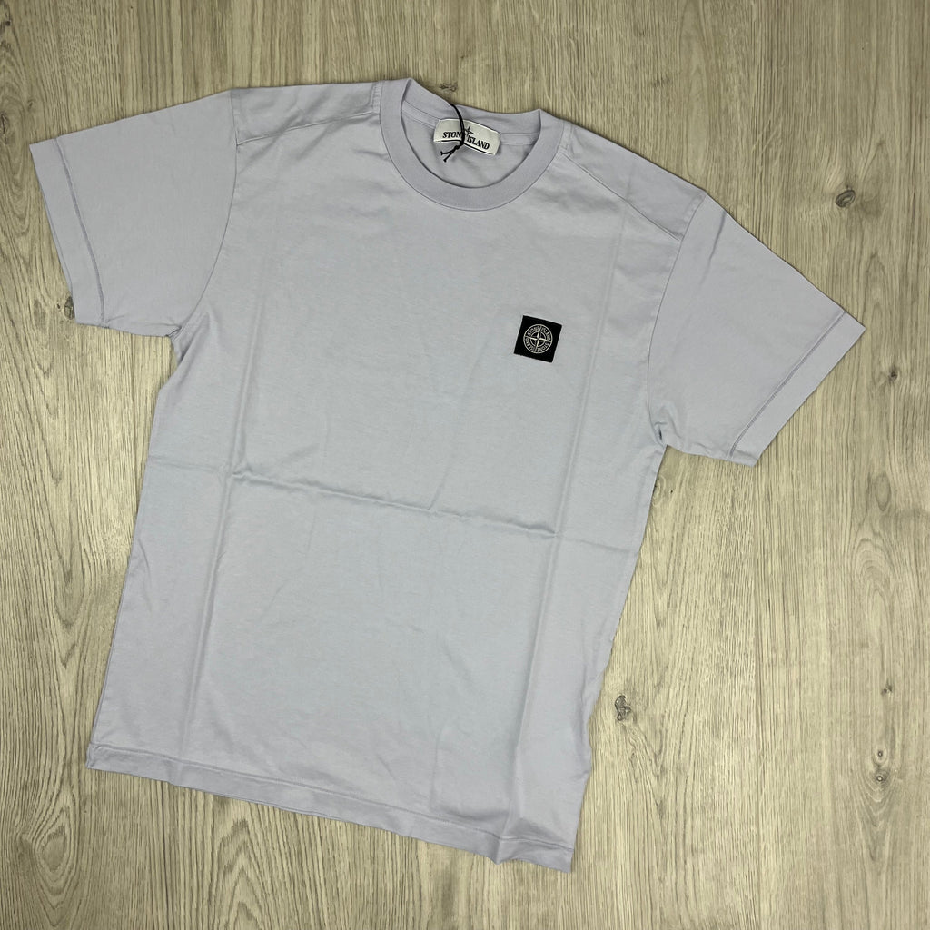 Stone Island Patch T-Shirt - Lilac Ironleague