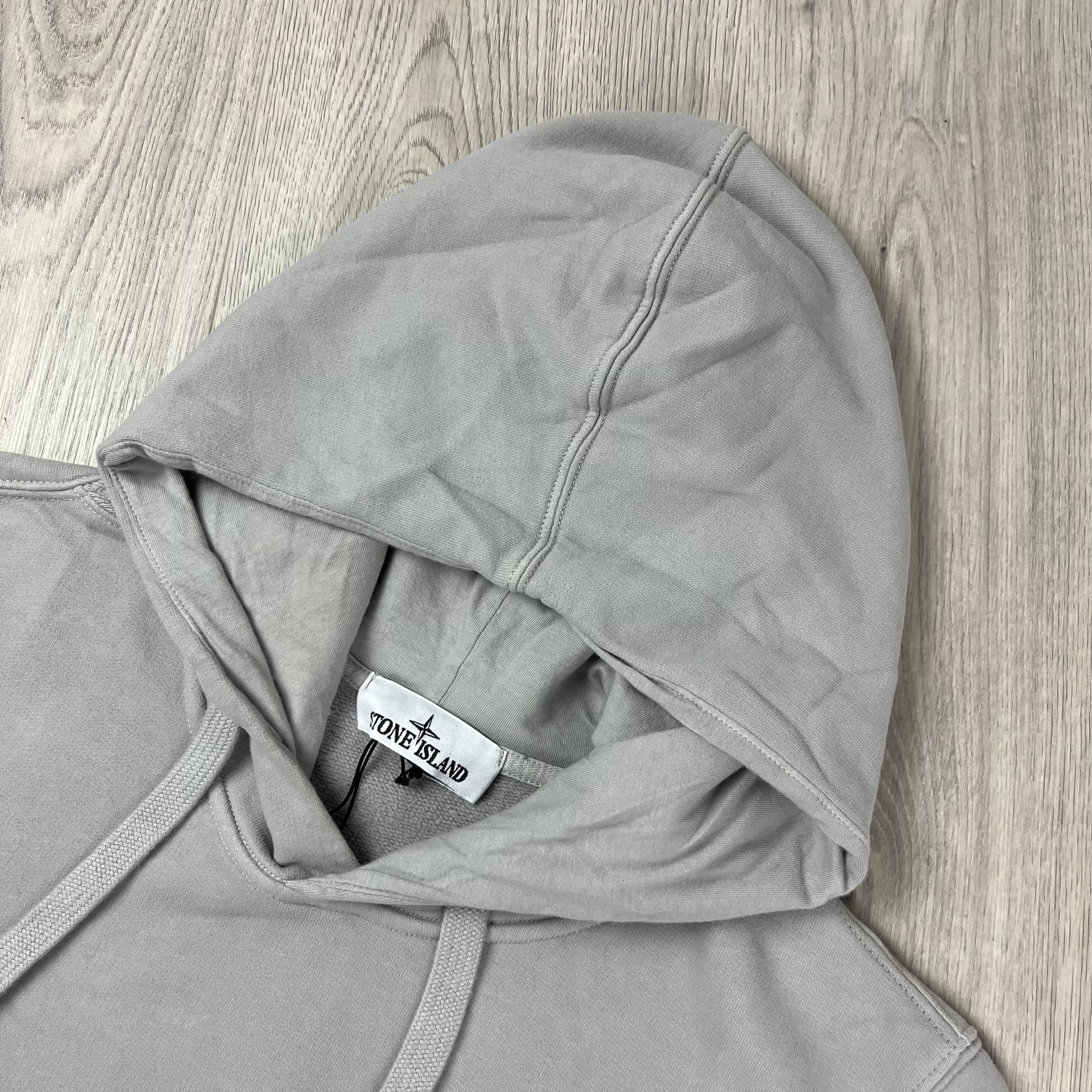 Stone Island Dyed Hoodie - Grey Ironleague