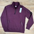CP Company Diagonal Raised Half-Zipped Lens Sweatshirt in Potent Purple Ironleague