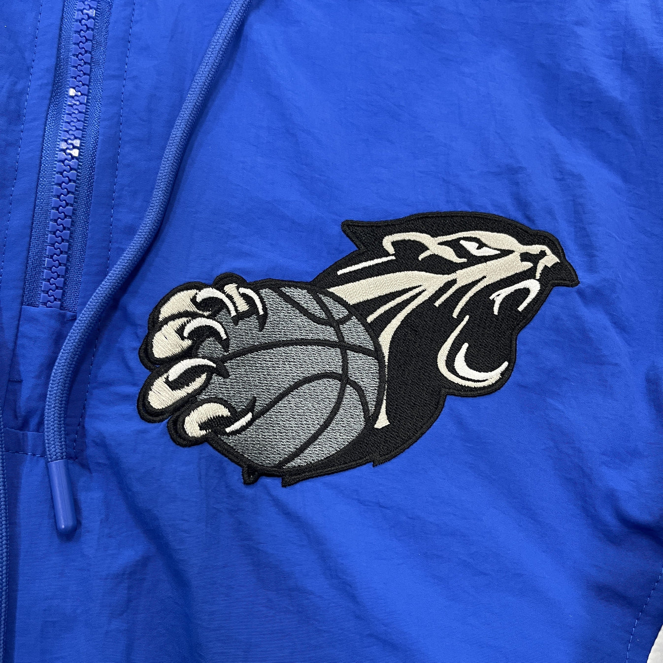 Trapstar 1/4 Zip Pullover Jacket - Blue Ironleague