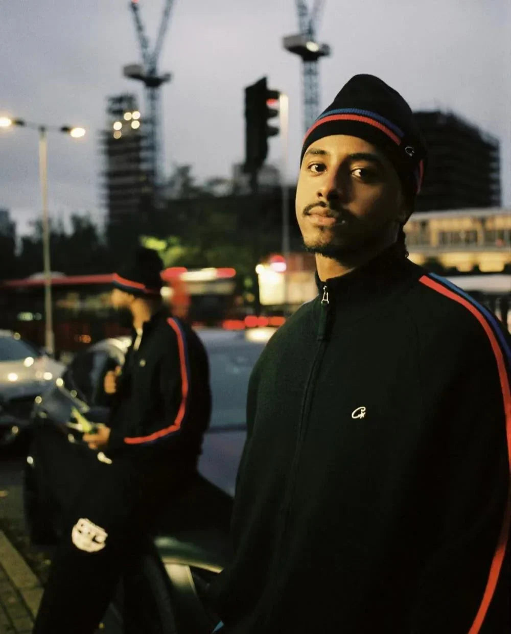 Corteiz Knit Zip-Up Fleece - Black Ironleague