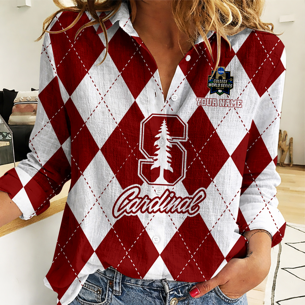 LIMITED DROP NCAA CWS18 STC ST CARDINAL WOMEN CASUAL SHIRT FOR FAN