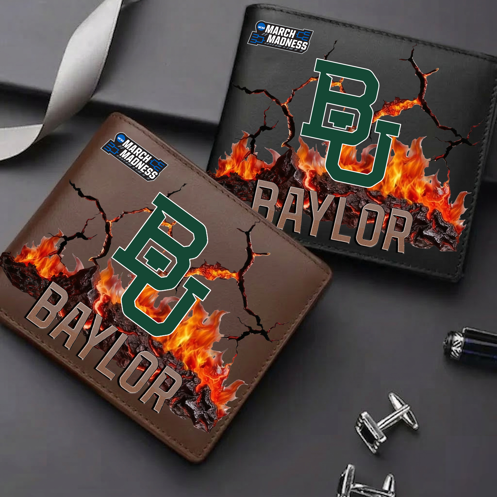 LIMITED EDITION MAM NCAA18 BAB BA BEARS LEATHER WALLET