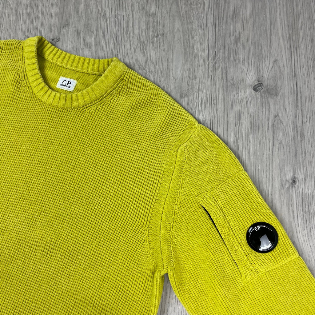 CP Company Chenille Sweatshirt - Green Sheen Ironleague