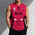 FINAL SALE - NEW CUSTOMIZED NBA19 CBU CHICAGO BULLS MEN'S GYM SHIRT