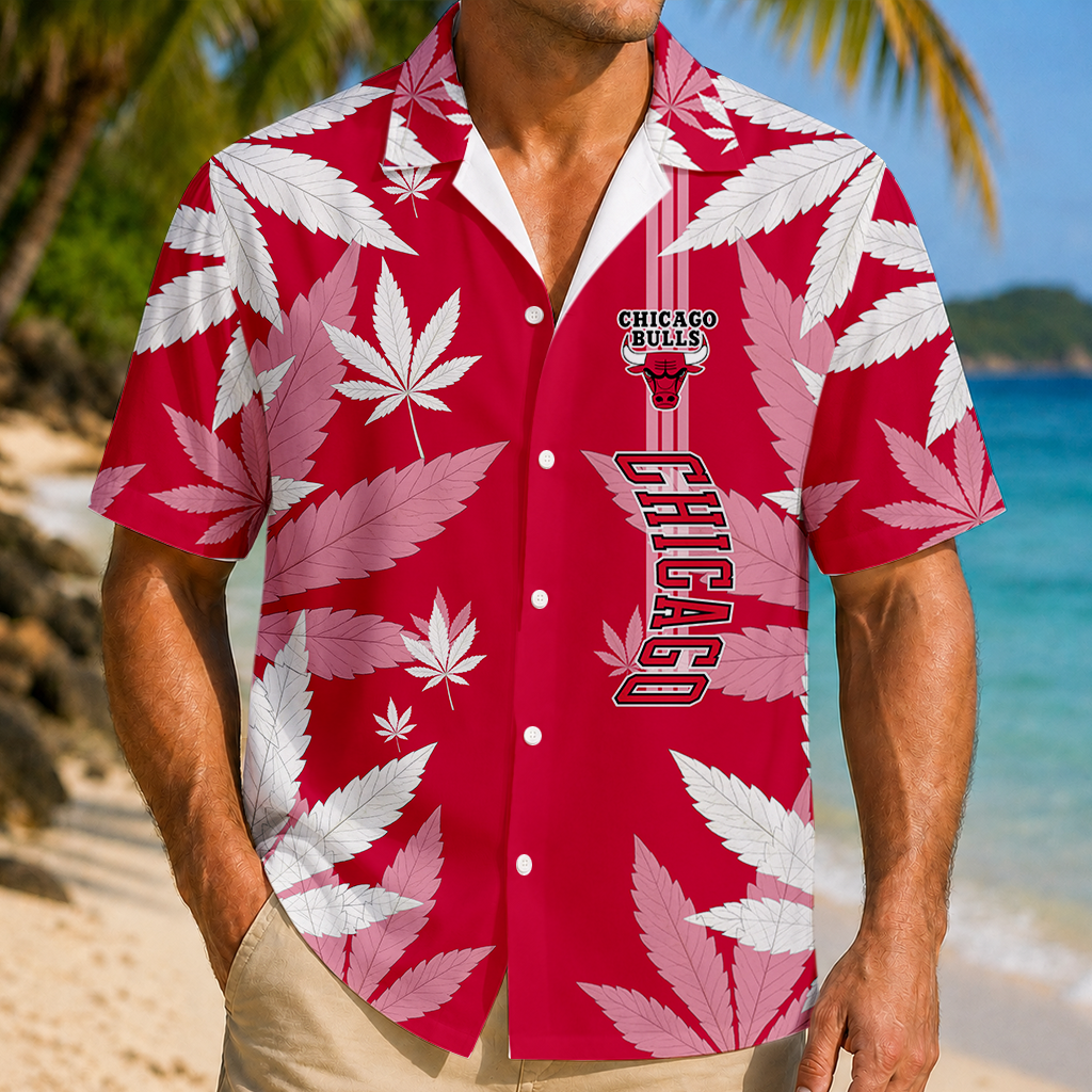 FINAL SALE - NEW CUSTOMIZED NBA19 CBU CHICAGO BULLS UNISEX HAWAIIAN SHIRT
