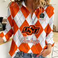 LIMITED DROP NCAA CWS19 OSC OS COWBOYS WOMEN CASUAL SHIRT FOR FAN