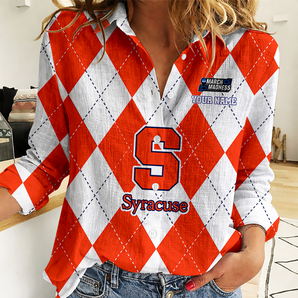 LIMITED DROP  NCAA MAM19 SYO SY ORANGE WOMEN CASUAL SHIRT FOR FAN