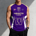 3D PRINT TEE NCAA FBS19 WSH WS HUSKIES MEN'S GYM SHIRT
